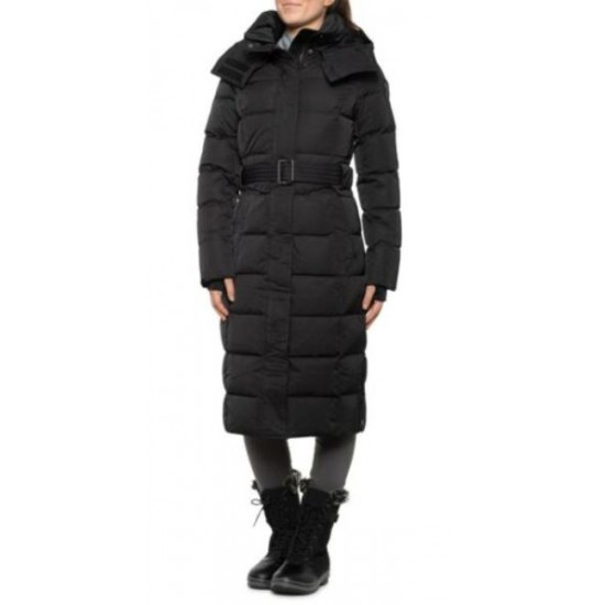 Pajar - AINSLIE Long Puffer Down Coat Parka Jacket, Black